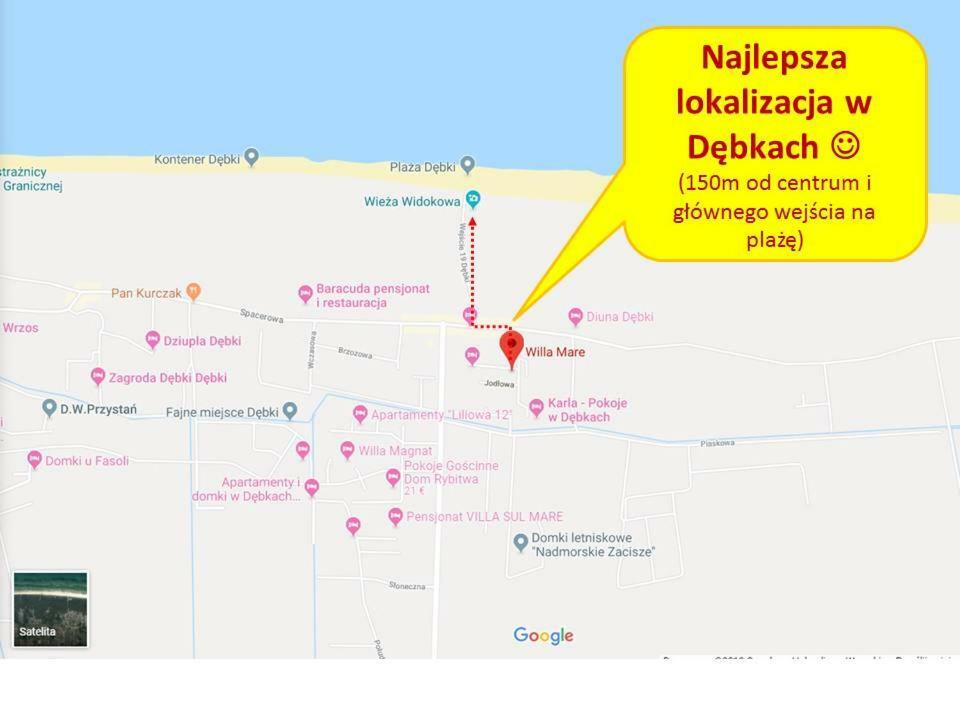 Willa Mare Dębki Exteriér fotografie